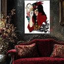 Buscar mujer steampunk posters Rojo