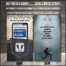 Buscar banda rock de tarjetas de visita Roca y rollo