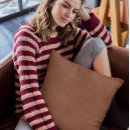 Buscar textura de cuero cojines Marrón