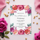 Buscar rosa y púrpura invitaciones Morado