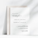 Buscar chic boda invitaciones Blanco y negro
