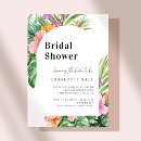 Buscar tropical bridal shower invitaciones Colorido