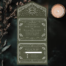 Buscar tres brujas invitaciones Gótico