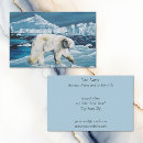 Buscar polar tarjetas de visita Nieve