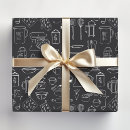 Buscar utensilio papel de regalo Negro