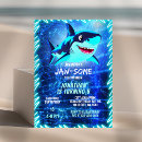 Buscar shark invitaciones Fiesta de grupo