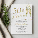 Buscar fiesta fabulosa invitaciones 50 cumpleaños Oro