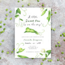 Buscar guisantes invitaciones Verde