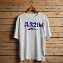 Buscar a320 camisetas Aviones