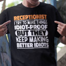 Buscar recepcionistas camisetas Para todos