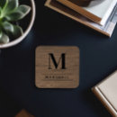 Buscar madera marrón posavasos Para ellos