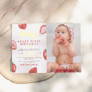 Buscar strawberry invitaciones Chica