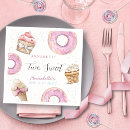Buscar donuts servilletas Segundo cumpleaños