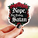 Buscar satanas pegatinas No hoy satanás