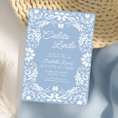 Buscar picado invitaciones Azul