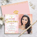 Buscar la tiara invitaciones quinceañera Invitados