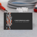 Buscar eléctrica tarjetas de visita Simple