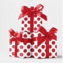 Buscar puntos rojos papel de regalo Retro
