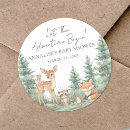 Buscar animal baby shower pegatinas Para ella