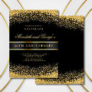 Buscar oro boda aniversario invitaciones Moda