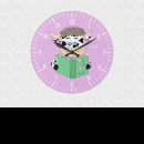 Buscar vaca relojes de pared Para niños
