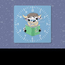 Buscar azul relojes de pared Para niños
