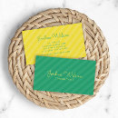Buscar color verde tarjetas de visita Moderno