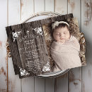 Buscar rústico invitaciones para bautizos Bautismo