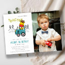 Buscar tractor lindo invitaciones Chicos