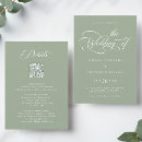 Buscar elegante la escritura boda invitaciones Invitados