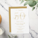 Buscar boda aniversario invitaciones Oro