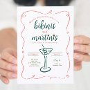 Buscar martinis invitaciones Bikinis y martinis