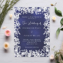 Buscar invierno azul invitaciones Elegante