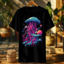 Buscar jellyfish camisetas Púrpura