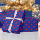 Buscar lunares rojos papel de regalo Patrón