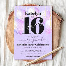 Buscar dulces 16 invitaciones Morado