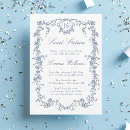 Buscar marco azul invitaciones Para ella