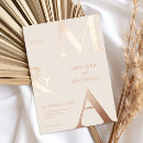 Buscar gold wedding invitaciones Monograma