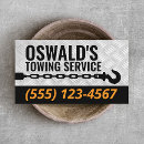 Buscar towing tarjetas de visita Tracción de vehículos