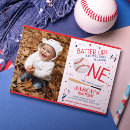 Buscar baseball 1st birthday invitaciones Para todos