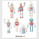 Buscar robot vintage pegatinas Adorable