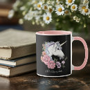 Buscar unicornio negro tazas Blanco
