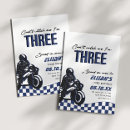 Buscar motocicleta invitaciones Azul