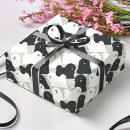 Buscar puntos blancos y negros papel de regalo Amigos