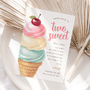 Buscar dulces invitaciones Helado