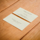 Buscar color crema tarjetas de visita Elegante