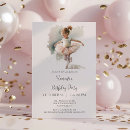 Buscar pequeña bailarina invitaciones Acuarela