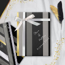 Buscar rayas grises papel de regalo Para ellos