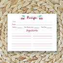 Buscar tarjetas recetas General y unisex