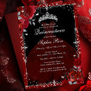 Buscar vestido rojo invitaciones Flores